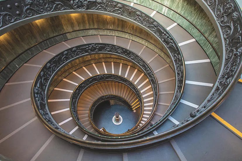 Spiral Staircase in St. Peter’s Basilica