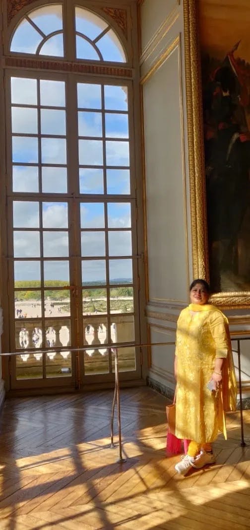 Dr. Vinita Mathur at Palace of Versailles , France&nbsp;