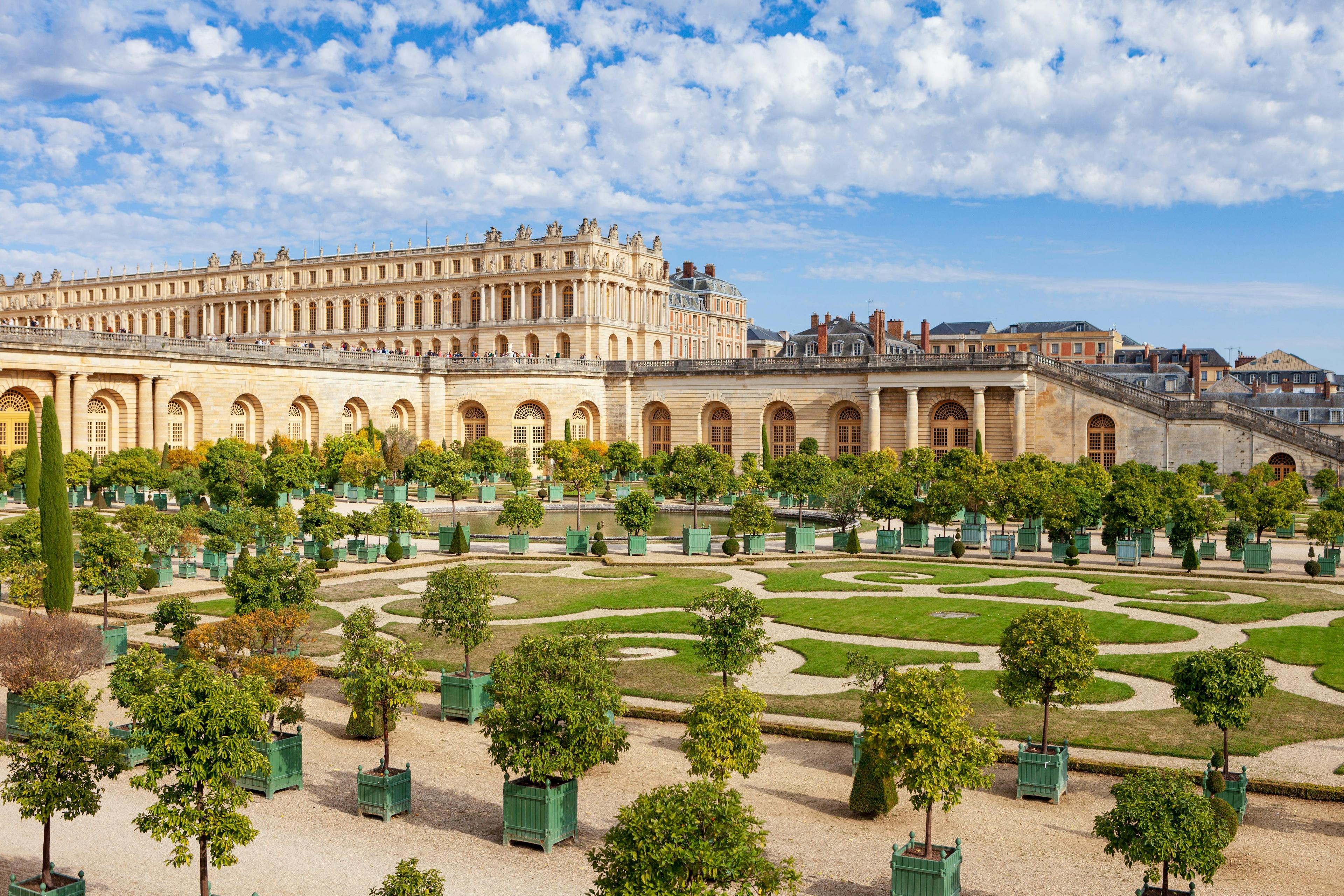 The palace of Versailles.&nbsp;